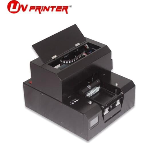 UV Printer A4 Size Digital Led Rotating Flat Cylindrical Printer for Silicone/Leather/Ceramic/Wood/Acrylic Printing