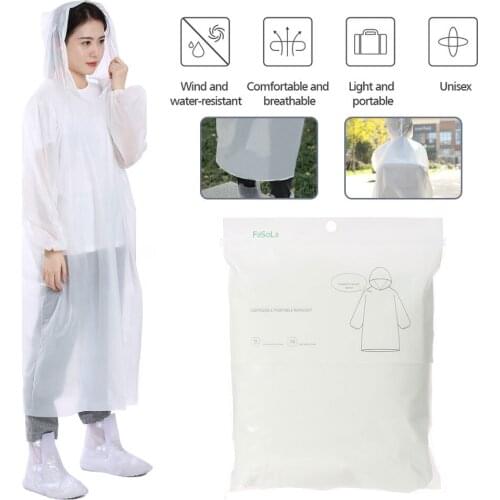 High Quality Fashion Travel Poncho Adult Raincoat Portable Disposable Waterproof Hooded Raincoat Poncho for hiking Outdoors