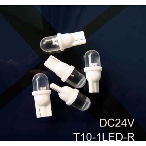 High quality 24V T10 led dashboard warning indicator,24V w5w 168 194 501 led instrument lights free shipping 10pcs/lot