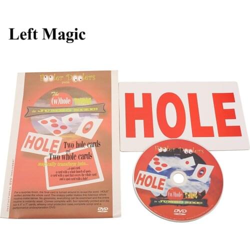 The (W)Hole Thing ( With Cards ) By Fooler Dooler Magic Tricks Close-Up Card Magic Trick Stage Magia Street Mentalism Illusions