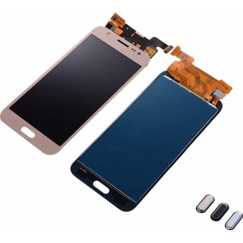 For Samsung Galaxy J5 2015 J500F J500FN J500M J500 LCD Display Touch Screen Digitizer Assembly+Home Return Button+Adhesive