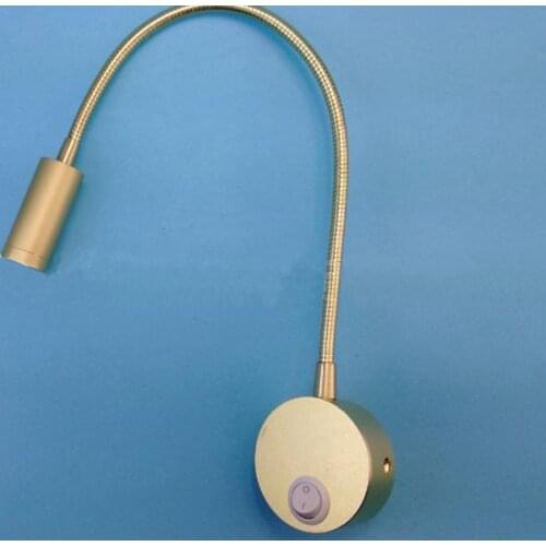 1W 3W 12V 24 VOLT Gold Body Led Reading Lights Wall Mounted
