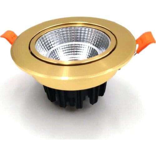 10PCS Dimmable LED downlight light COB Ceiling Spot Light 3w 5w 7w 12w 85-265V ceiling recessed Lights Indoor Lighting