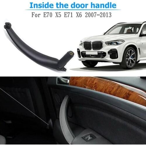 5 Color Inner Door Panel Handle Pull Trim Cover Auto Interior Accessories For BMW E70 E71 X5 X6 2007-2013