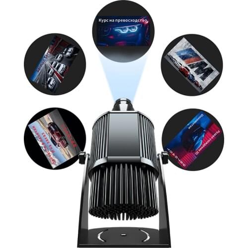 6 pictures Multiple image switches outdoor projector for advertising Gobo projector led logo projector light