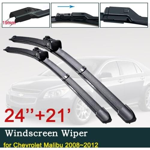 Car Wiper Blades for Chevrolet Malibu 2008~2012 2009 2010 2011 Front Window Windshield Windscreen Wipers Car Accessories Clean