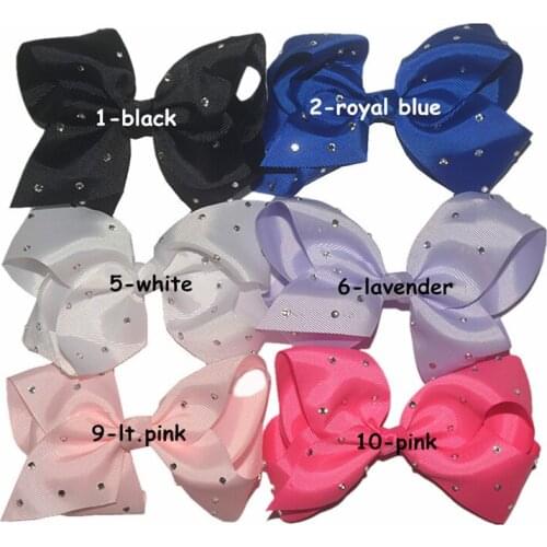 50pcs/lot 6 inch hair bows headband big hair bow with clips hairbows Headbands for Girls hair accessory