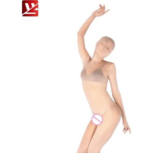 Cosplay Full Body Split Toe Leotard Bodysuit Modal Full Body Pantyhose Catsuit Dance Wear Erotic Lingerie Gay Wear Plus Size F96