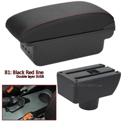 Centre Console Storage Box For new Geely MK gc6 armrest box 2014-2019 Arm Rest 2015 2016 2017 2018 USB interface