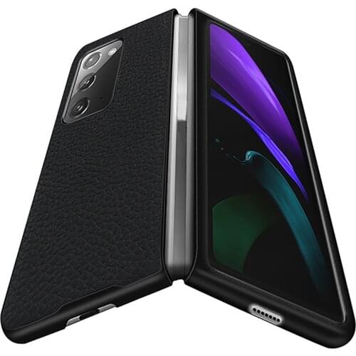 Phone Case Protective Cover Leather Shell Protective Sleeve for Samsung Galaxy Fold2 5G Phone Accessories