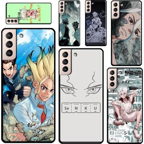 Dr Stone Senku Cover For Samsung Galaxy S21 Ultra Note 20 Note 10 S8 S9 S10 S20 Plus S20 FE Phone Case