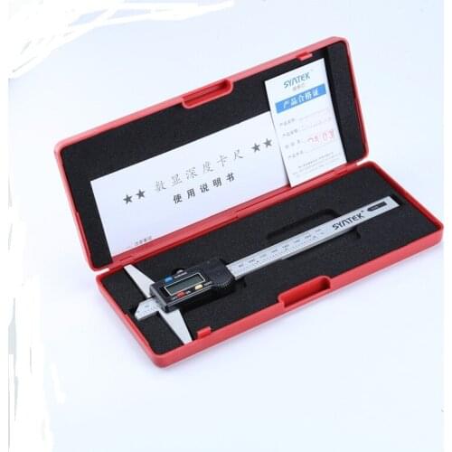 Digital Depth Caliper 150mm-300mm Digital Depth Vernier Caliper Micrometer LCD Stainless Steel Electronic Digital Depth Gauge
