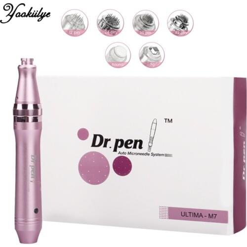 Electric Dr Pen Ultima M7 Therapy Cartridges Micro Needles Derma Pen Mesotherapy Microneedle Pen Remove Scars Wrinkles Skin Care