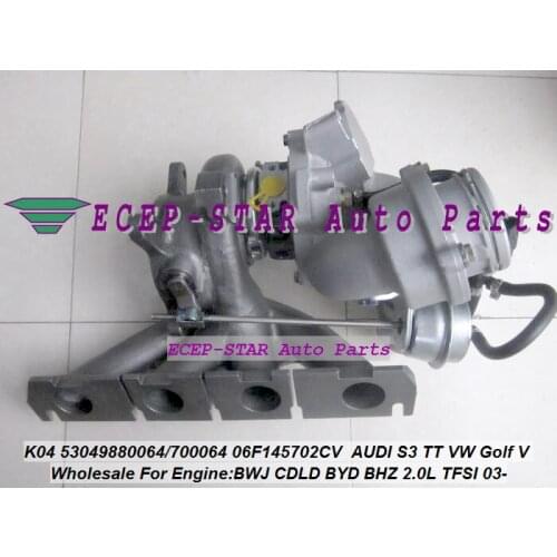 K04 53049880064 5304-988-0064 5304-970-0064 Turbo For AUDI S3 TT For Seat Leon For VW Golf V 03- BWJ BYD BHZ 2.0L TFSI Gasoline