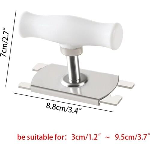 Can Opener Stainless Steel Rotating self-locking Open bottle opener Labor saving Screw capper Glass opener Kitchen Accessories