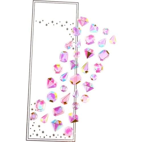 Multi pictures 3D Stickers Decorative Stationery Craft Stickers Scrap booking DIY sticker crystal dimond stickers scrapbooking