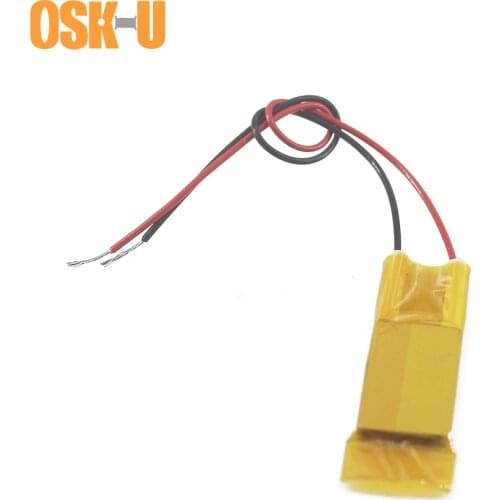 2PCS 24X15X3mm PTC Heater Element 12V 80/60 Celsius Degree Insulating Film Thermostatic PTC Heating Element for Bottle Warmer