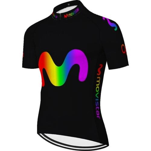 New movistar jersey ciclismo 2020 quick dry Breathable short sleeve cycling shirt men bicycle jersey tenue cycliste homme