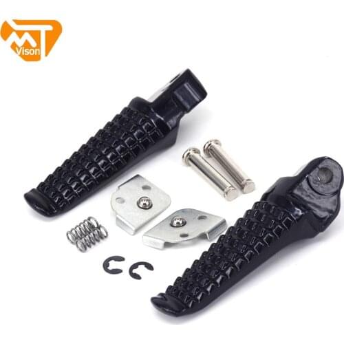 Motorcycle Foot Pegs Rest Footrest Pedals For SUZUKI GSX-R 600 1996-2005 GSX-R 750 2000 GSX-R 1000 2001-2004