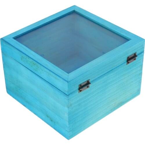 Prettyia Jewelry Chest Flower Storage Case Gadgets Accessory Organizing Box