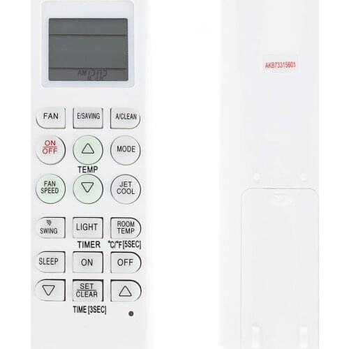 Replacement 433MHz AKB73315601 Air-Conditioner Remote Control with Long Control Distance for LG E09SQ / E12SQ / E18SQ