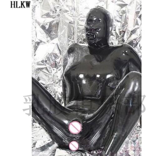 Hot Adults bodysuit Sexy Lingerie Erotic Babydoll fetish body suit Underwear latex catsuit Costumes muzzle Anal set