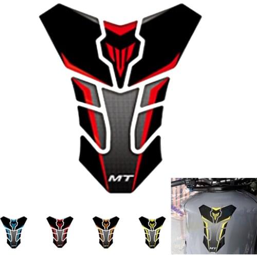 Reflective Stickers On Fuel Tank Pad To Protect Motorcycle For Yamaha MT10, MT-10, MT09, FZ09, MT25 MT-07 MT-03 Logo