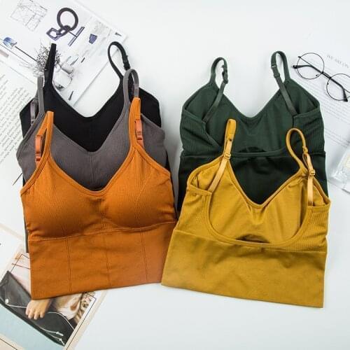 Women Sexy Crop Tops Tube Top Female Streetwear Sleeveless Camis Seamless Sports Lingerie Tee Bra Crop Top Bandeau Top Tank