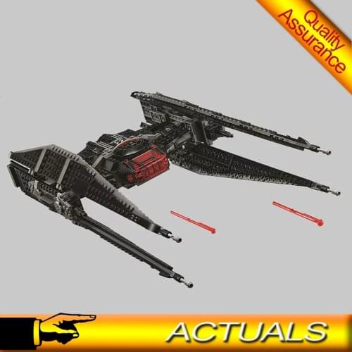 Star MOC Wars Kylo Rens TIE Fighter Buildig Block Brick Compatible 75179 Starwars Figures Toys for Children Weapon Gift 10907