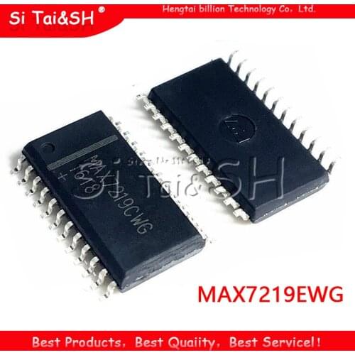 10PCS MAX7219EWG SOP24 MAX7219 SOP SMD new and original IC
