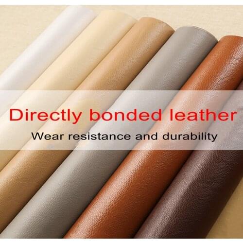 138x50cm PU Leather Self Adhesive Fix Subsidies Simulation Skin Back Sticky Rubber Patch Leather Bag Car Sofa Fabrics DIY Cloth