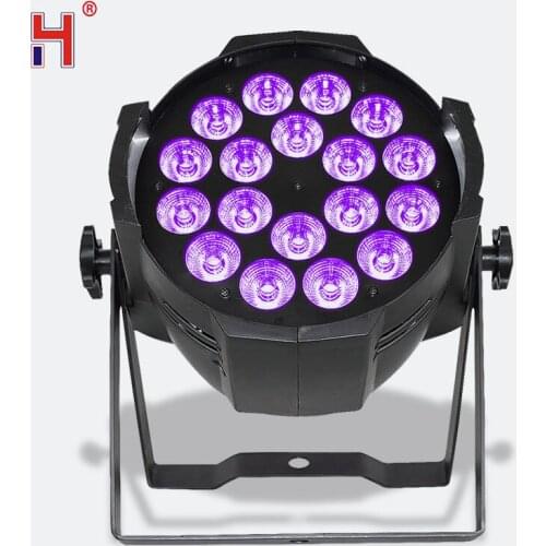 Led Par Lighting 4In1 Dmx Aluminum Dj Party Disco Light Lyre Led Wash Effect 18X12W Professional Stage Night Club