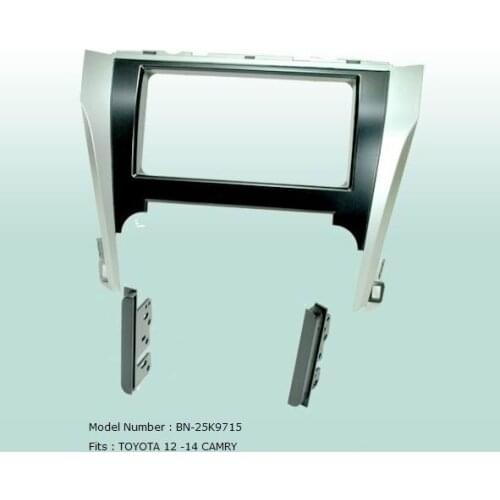 Car Fascias 2 Din Audio Panel Frame Dash Kit For Camry 2012 2013 2014
