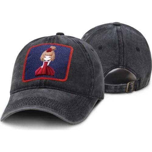 Baseball Caps For Men Cute Girls Print Casual Vintage Woman Baseball Cap Fashion Snapback Caps Homme Soild Color Design Dad Hats