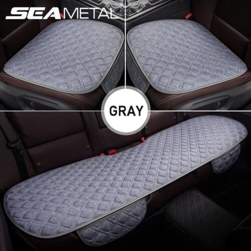 Flax Car Seat Cover Universal Auto Seat Covers Interior Seat Cushion Protection Automobiles Seat-cover Chair Protector Accessory