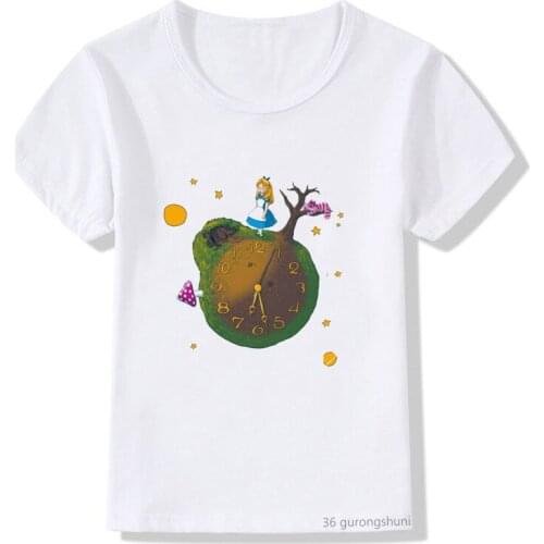 Little Prince Unisex Cartoon Anime Manga Ninja Print T-shirt Sleeve Girls T Shirt Boys Clothes Summer Tops Children Clothing