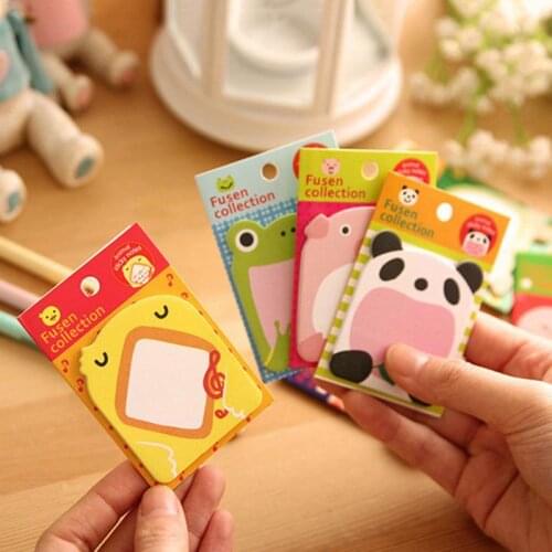 Creative Cute Cartoon Animal Paradise Notes Letter Diary Sticker DIY Scrapbook Decal Sticker Notepad Diary Supplies V4F3