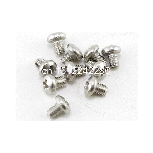 50 Metric M3 6mm Stainless steel Cross Recessed Pan Head Screws