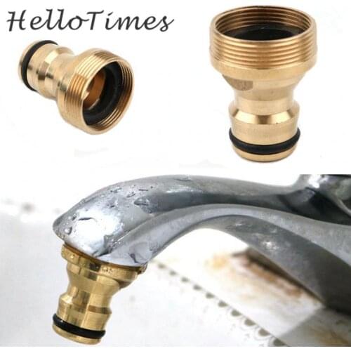 Brass M22 M24 Thread Hose Water tube Connector Tap Snap Adaptor Fitting Garden Quick Connector