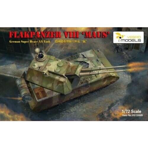 VESPID MODELS VS720005 1/72 German Flakpanzer VIII Maus - Scale Model Kit