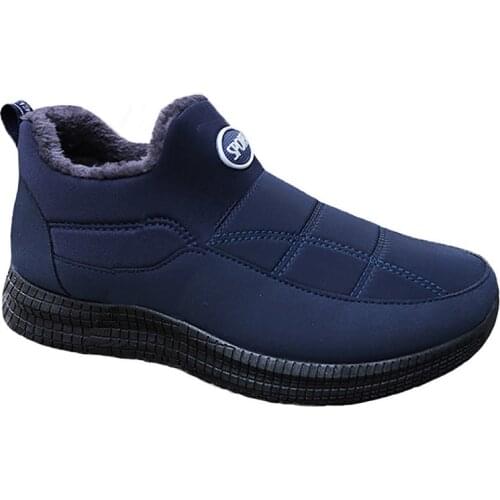 Winter Men Loafers 2021 New Fashion Men Casual Warm Shoes Comfortable Men Fur Flats Driving Footwear Moccasins Men Snow Boots