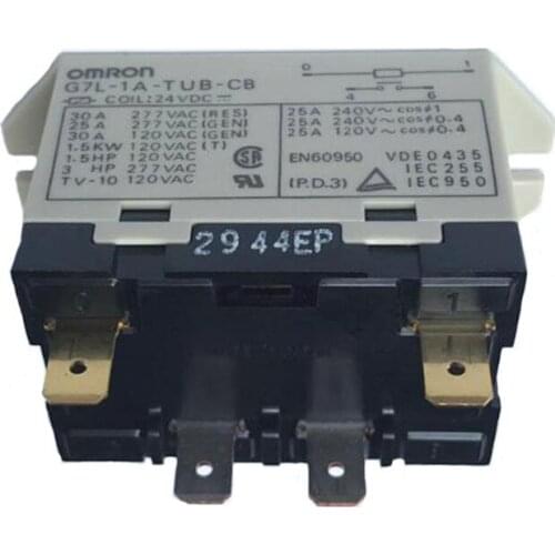 NEW 24V relay G7L-1A-TUB-CB G7L1ATUBCB G7L 1A TUB CB 24VDC DC24V 24V