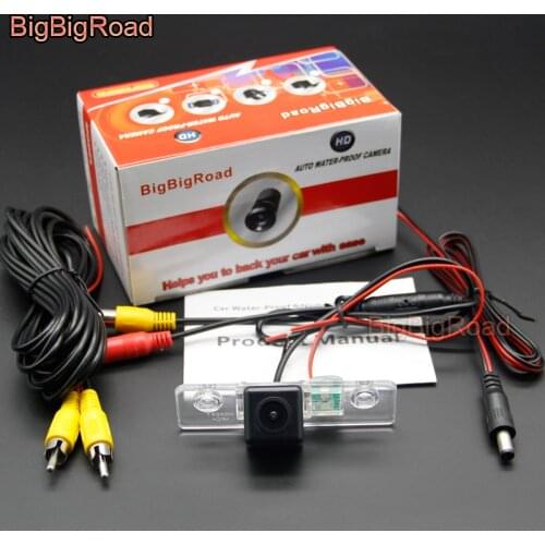 BigBigRoad Car Rear View Backup Parking Camera For Ford Mondeo MK2 MK3 Fiesta ST Classic Flex Taurus Fusion 2002 2003-2011 2012