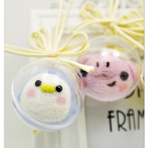 Cartoon Animal Lovers'Adult Gifts wool needlepoint kit wool felt needle felting decoration craft needlecraft DIY