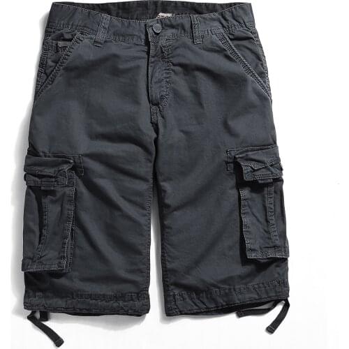 Men 2020 New Summer Cargo Shorts Men Fashion Brand Short Pants Camouflage Military Pockets Cargo Shorts Men Brand Clothing 40