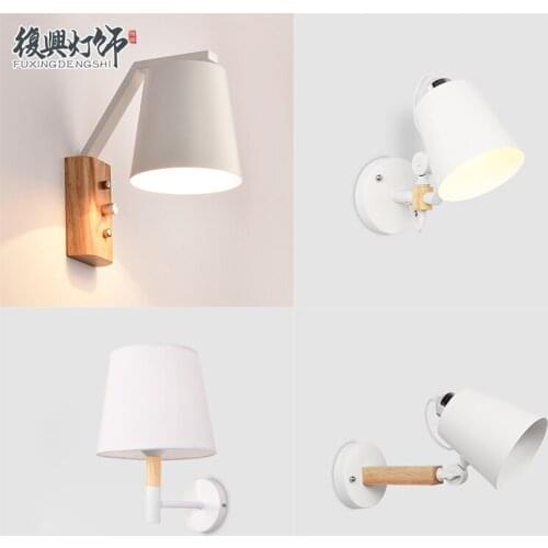 Nordic wall light led bedroom bedside decoration Nordic designer living room corridor hotel wall lamps Holtel Corridor