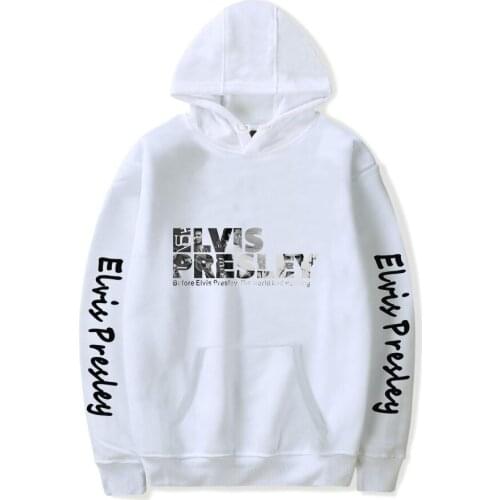 Elvis Presley Sweatshirts Men Women Casual Winter Hoodies Oversized Pullover Print 3D Style Letter Hooded Full Aikooki Regular