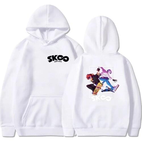 2021 Manga Cartoon SK8 The Infinity Hoodies Women / Men Sweatshirts Print Pullovers Unisex Streetwear Oversize Cotton Clothes