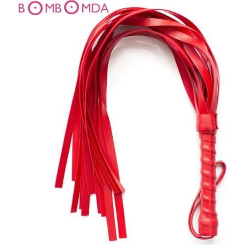 Spanker Paddle Whip Flogger PU Leather Couples Knout Adult Games Sex Adult Erotic Stimulate Toys