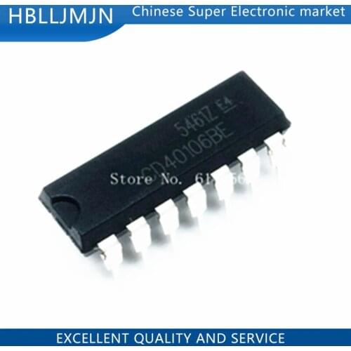 10PCS CD40106BE CD40106B CD40106 4016 DIP-14